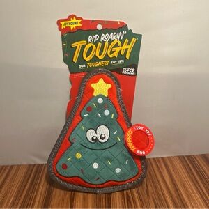 Joyhound Rip Roarin' Tough Christmas Tree Dog Toy SUPER SQUEAKER